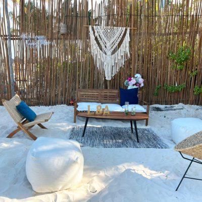 lounge area beach reception