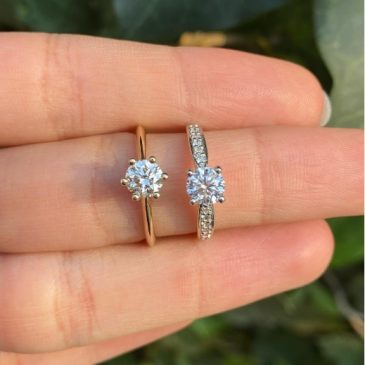 Trends in engagement rings