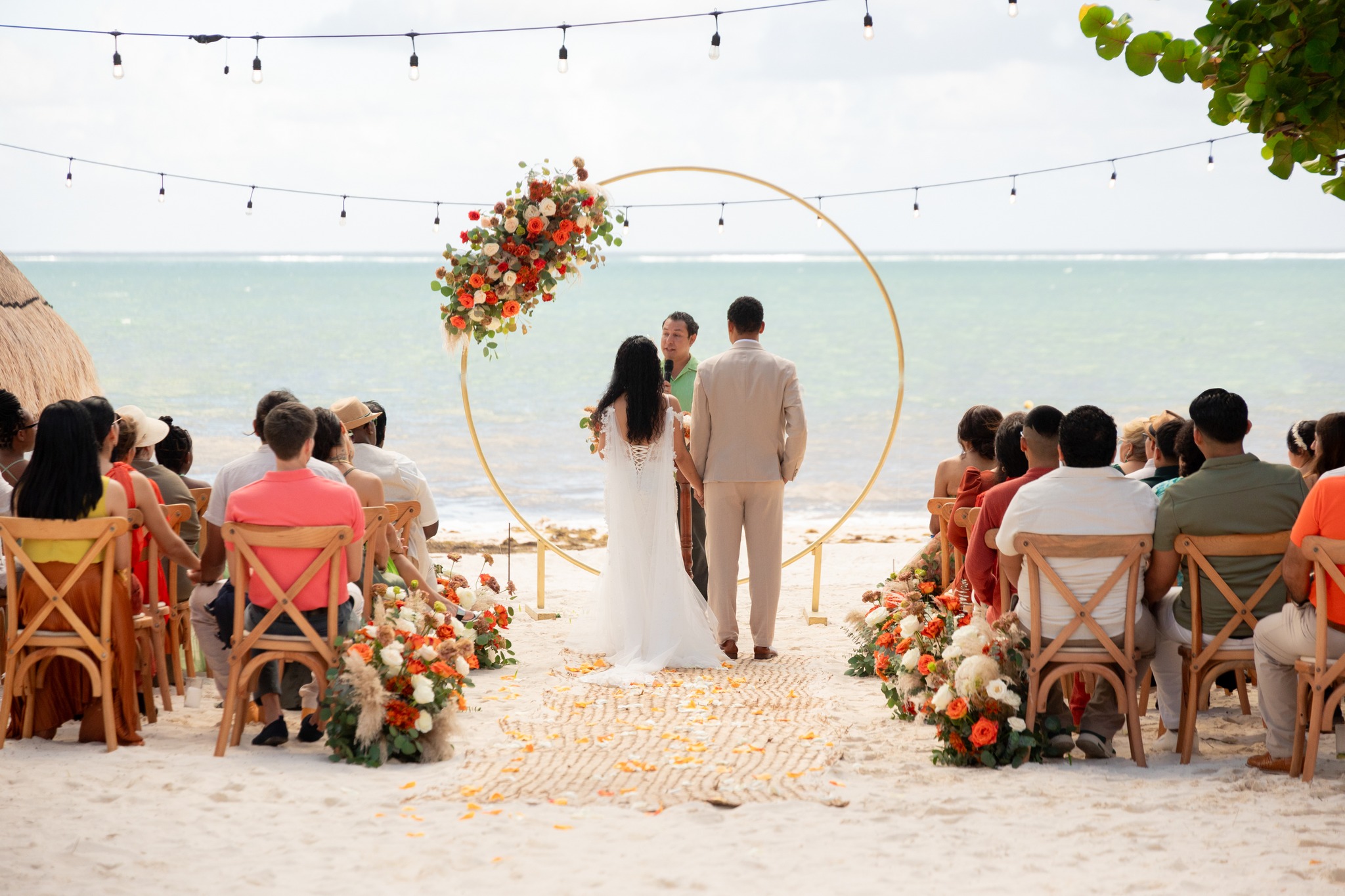 civil wedding ceremony at Acamaya Weddings
